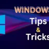 Windows 11 Tips and Tricks