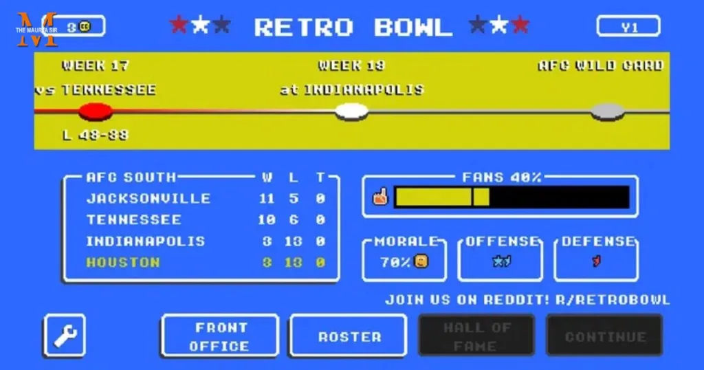 Poki Free Online Games: Retro Bowl