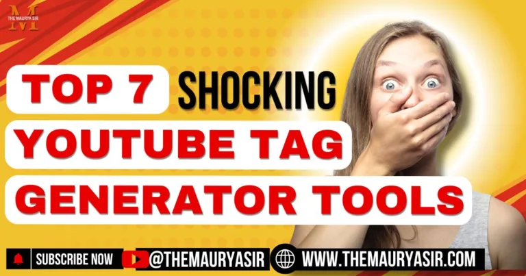 YouTube Tag Generator Tools