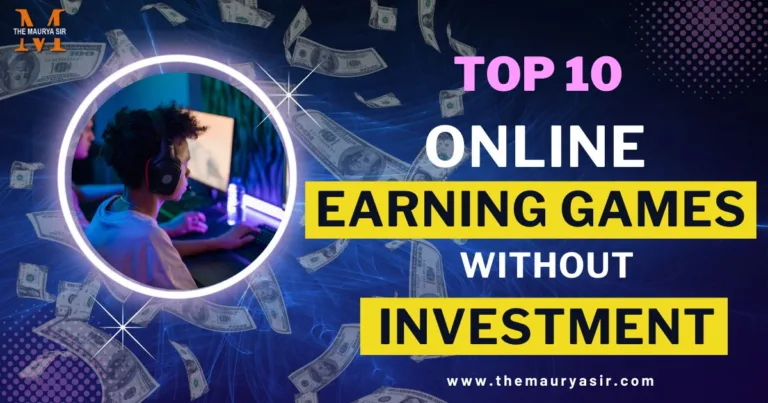 Online Earning Games without Investment