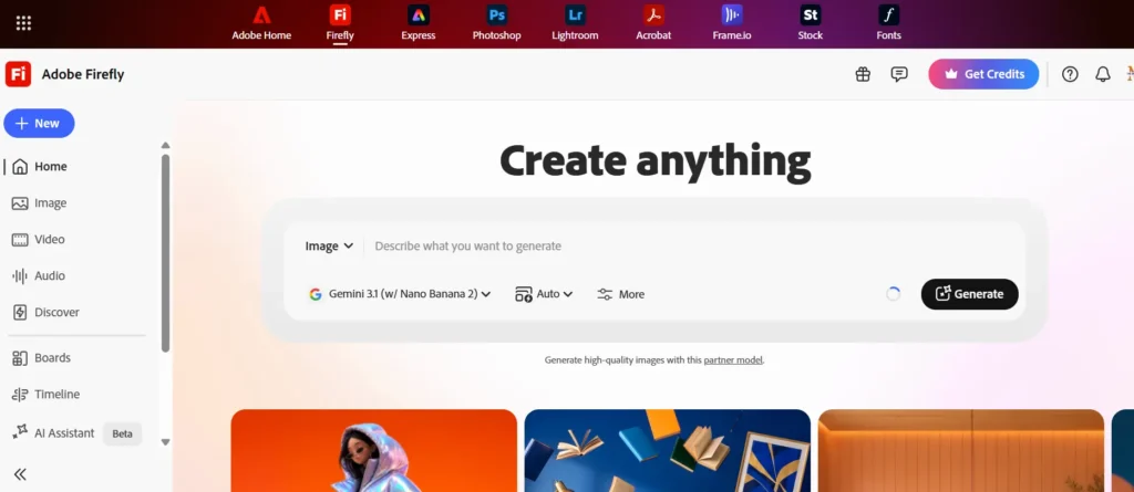 Adobe Firefly – Best for Professionals