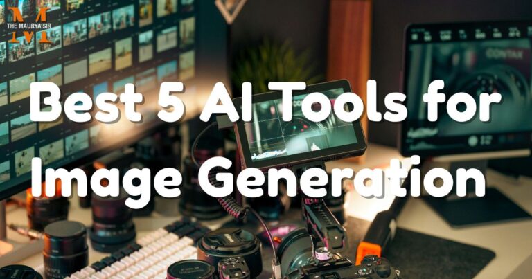 Best 5 AI Tools for Image Generation