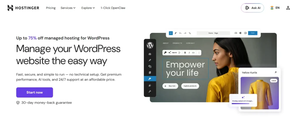 WordPress Website on Shared Hosting