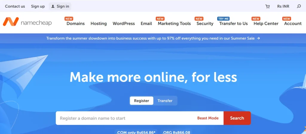 Namecheap : Cheapest Hosting Plans Under $3/Month