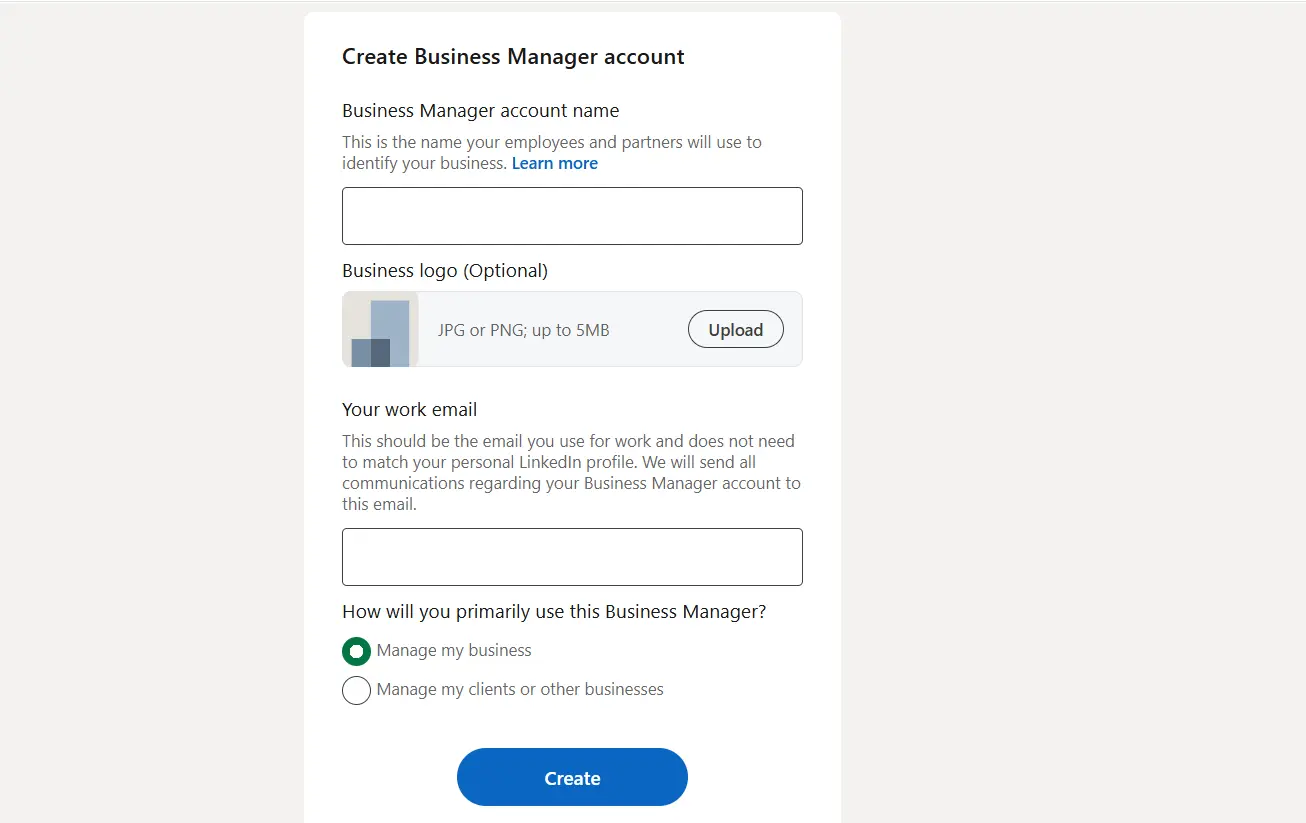 Designate a LinkedIn Business Manager Admin Step1 Designate a LinkedIn Business Manager Admin Step1