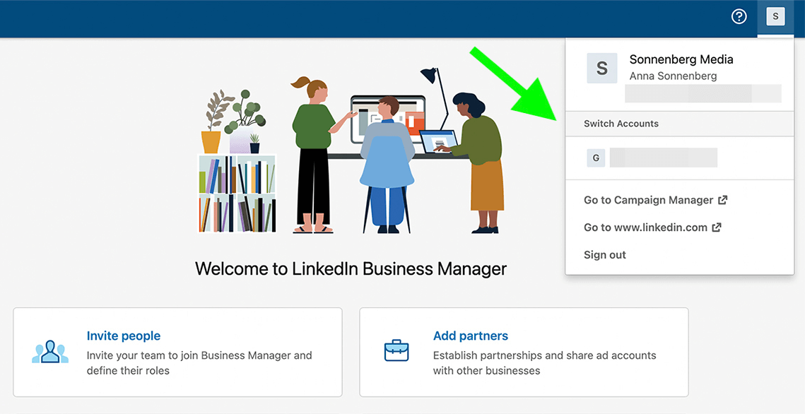 Linkedin Business Manager Structure step2 Linkedin Business Manager Structure step2